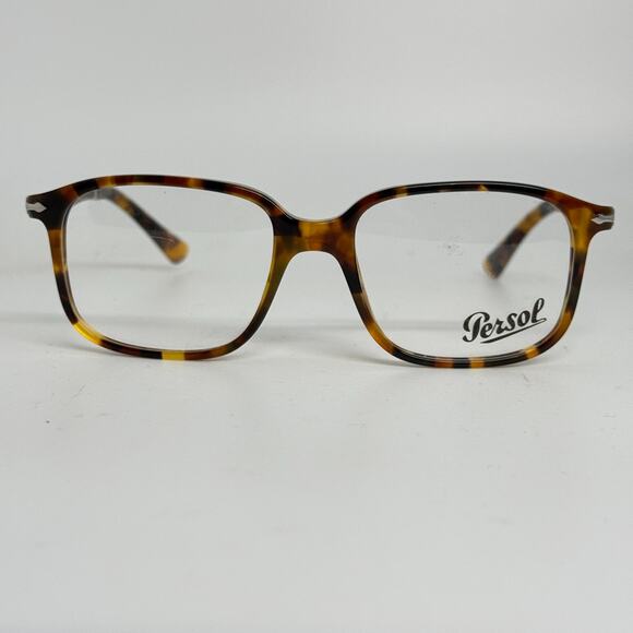 PERSOL PO3246V 1052 Madreterra Demo Lens Rectangle 51-17-140 Men's H20101 - Picture 2 of 8